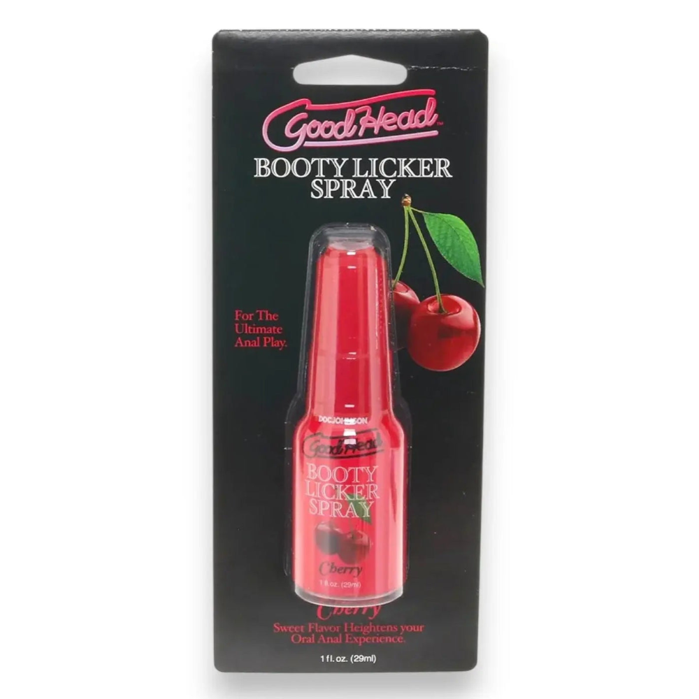 Good Head Booty Licker Spray 29ML -Cherry - Lubricants & Essentials - Creams & Sprays - Anal - Doc Johnson - Danish Blue Adult Centres