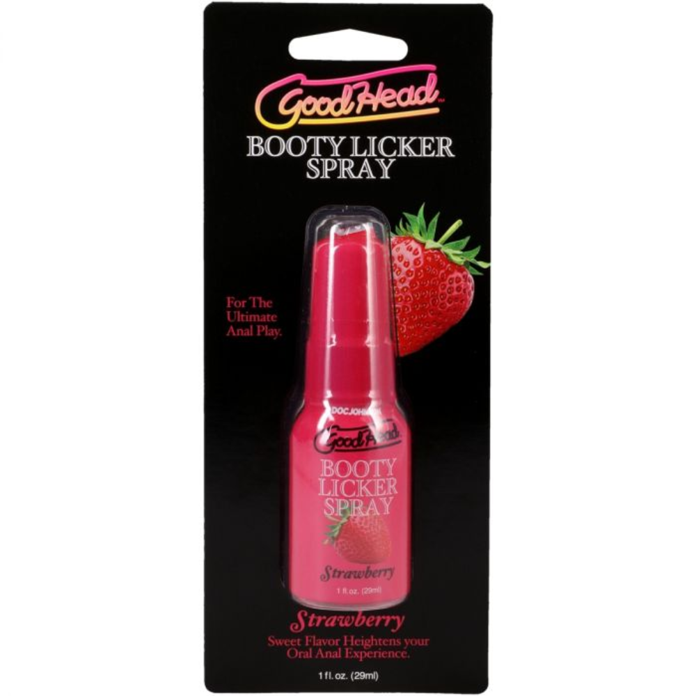 Good Head Booty Licker Spray 29ML -Strawberry - Lubricants & Essentials - Creams & Sprays - Anal - Doc Johnson - Danish Blue Adult Centres