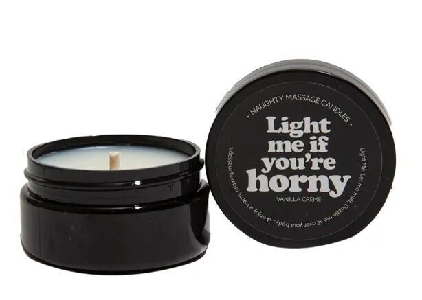 Kama Sutra 2 Oz Massage Candle "Light Me If You're Horny"
