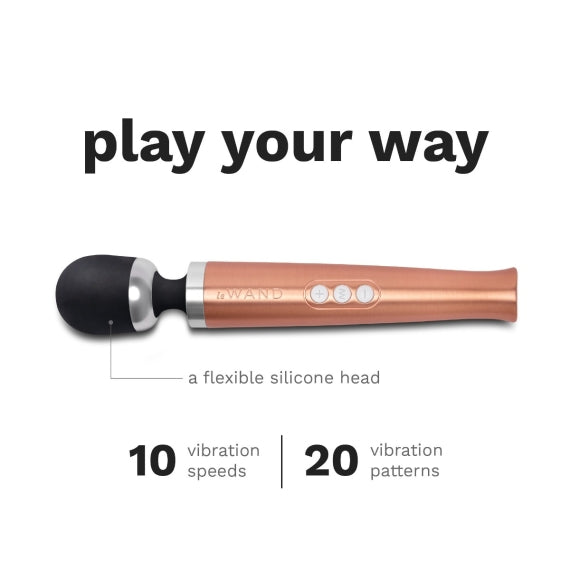 Le Wand Rechargeable Die Cast Rose Gold