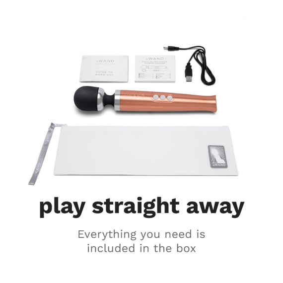 Le Wand Rechargeable Die Cast Rose Gold