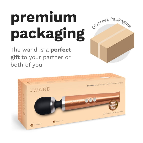Le Wand Rechargeable Die Cast Rose Gold