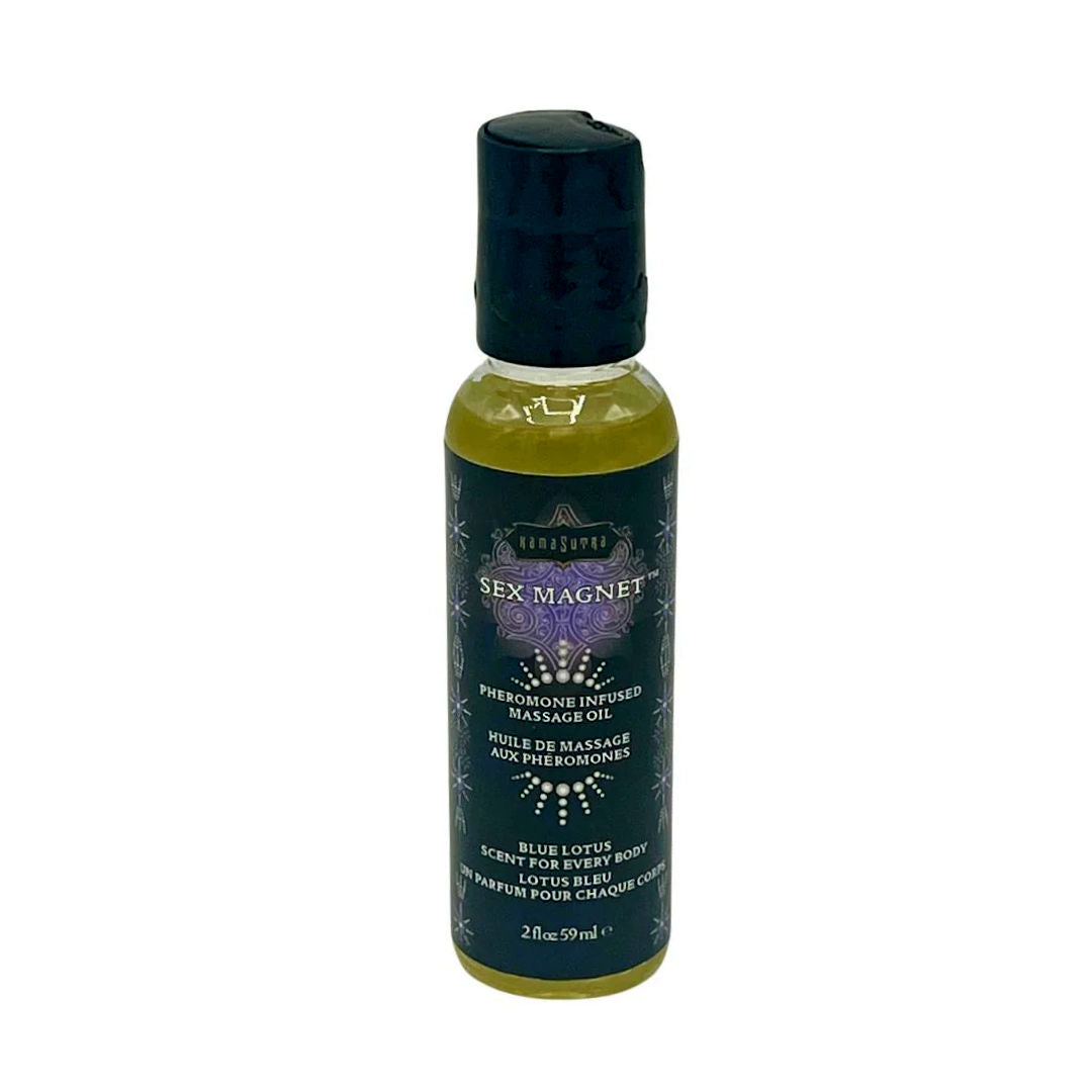 SEX MAGNET Pheromone Massage Oil Blue Lotus 2 Fl Oz