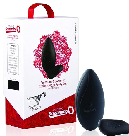 Screaming O Remote Control Vibrating Panty Set-Adult Toys - Vibrators - Remote Controllable-ScreamingO-Danish Blue Adult Centres