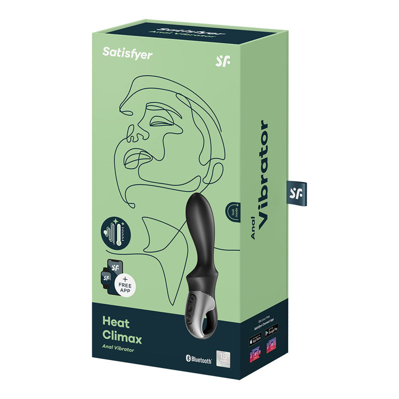 Satisfyer Heat Climax - Black-Adult Toys - Vibrators - G-Spot-Satisfyer-Danish Blue Adult Centres