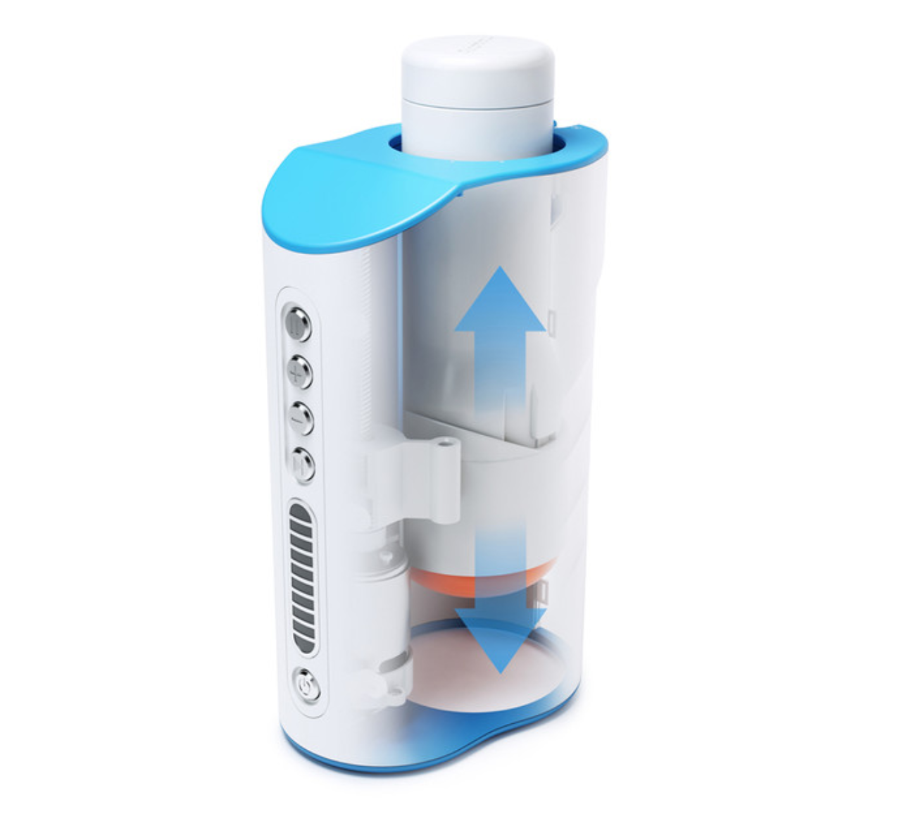 Smart AI stroker machine with control buttons
