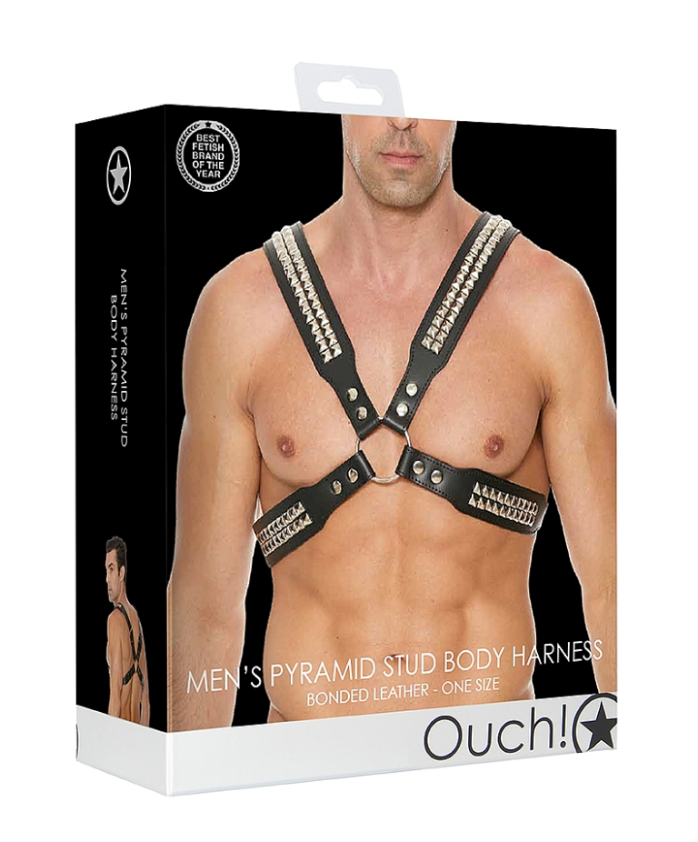 Men's Pyramid Stud Body Harness
