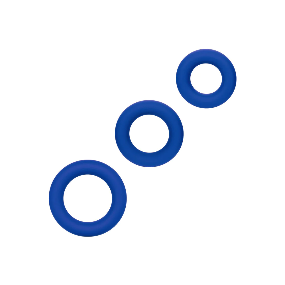 Admiral - Universal Cock Ring 3 Piece Set-Adult Toys - Cock Rings-CalExotics-Danish Blue Adult Centres