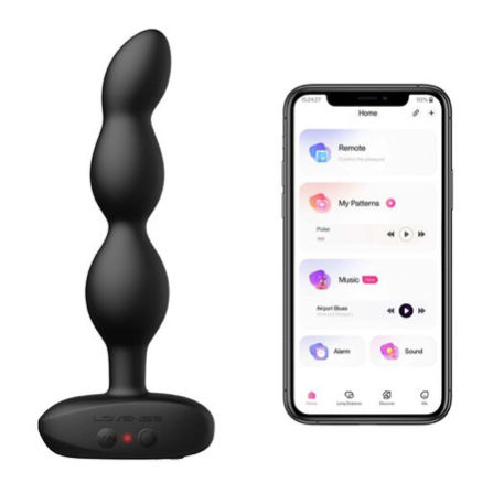Lovense Ridge Rotating Vibrating Anal Beads