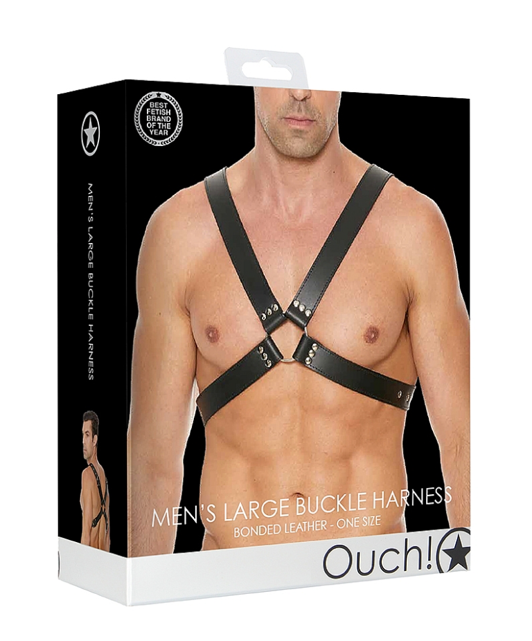 Men's Large Buckle Harness