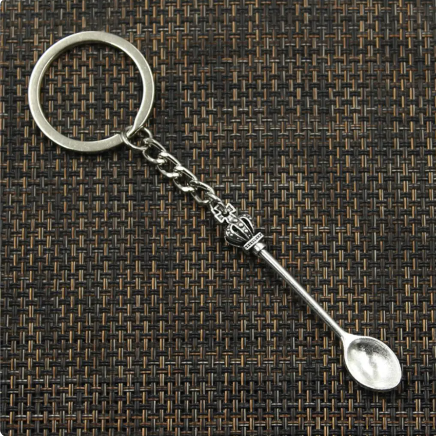 Crown Spoon Keychain --Lifestyle - Lifestyle Accessories-Danish Blue Brand-Danish Blue Adult Centres
