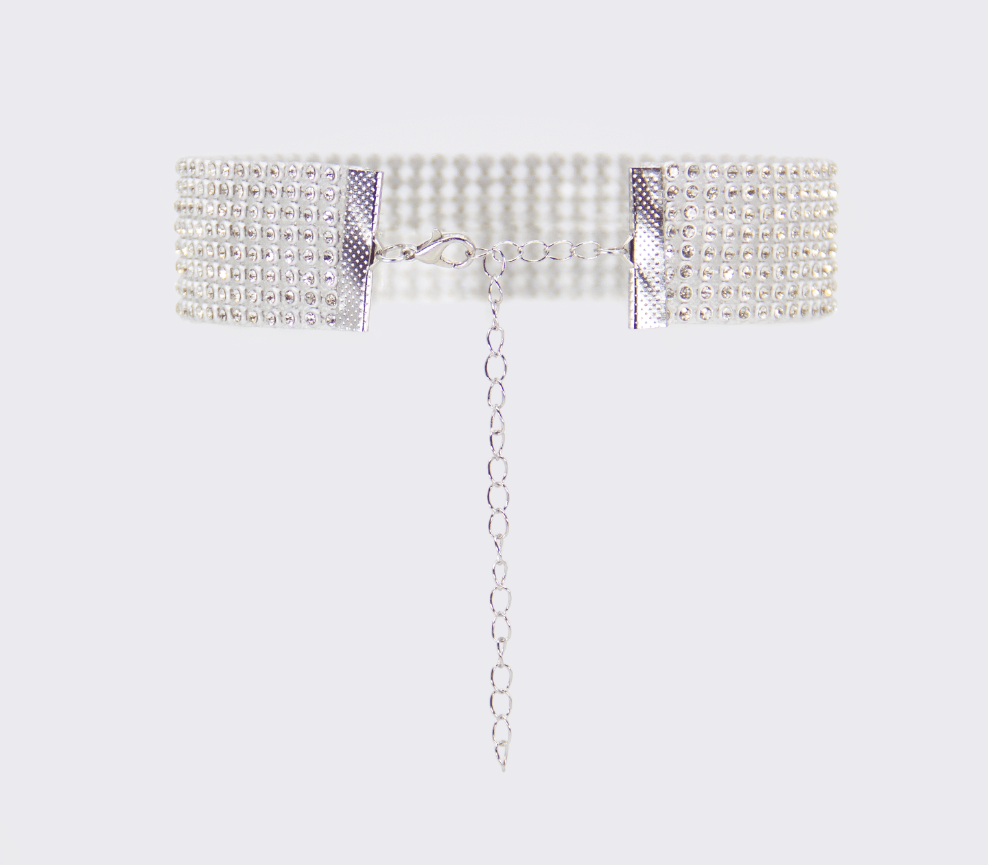 Love In Leather Diamante Choker