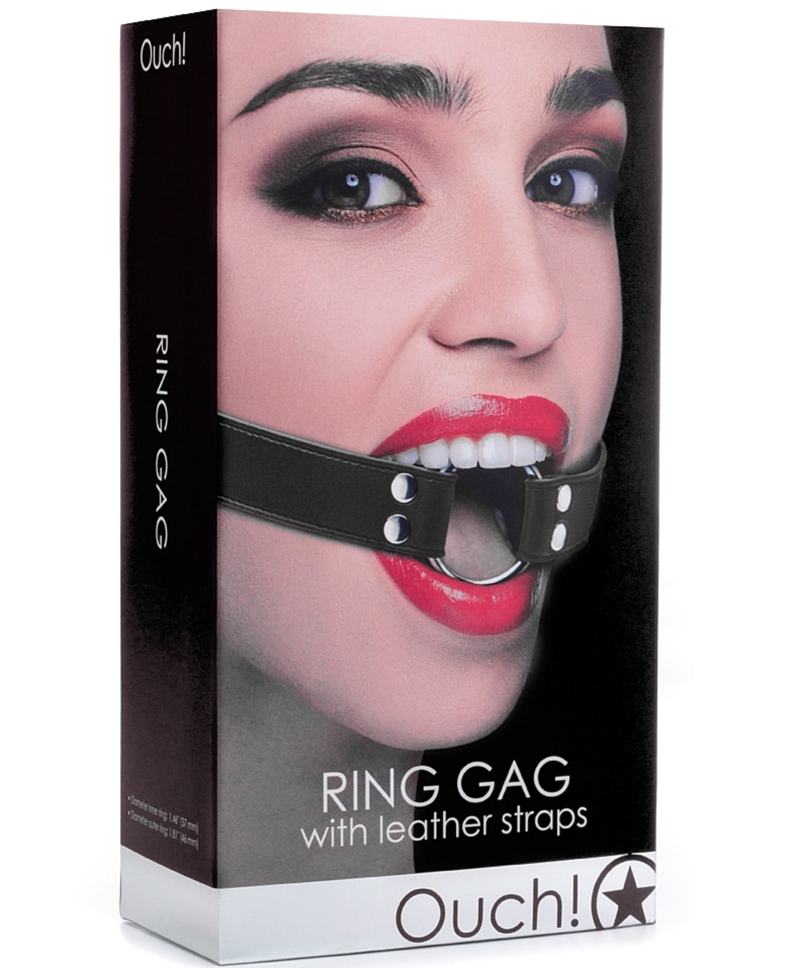 Ring Gag With Leather Straps