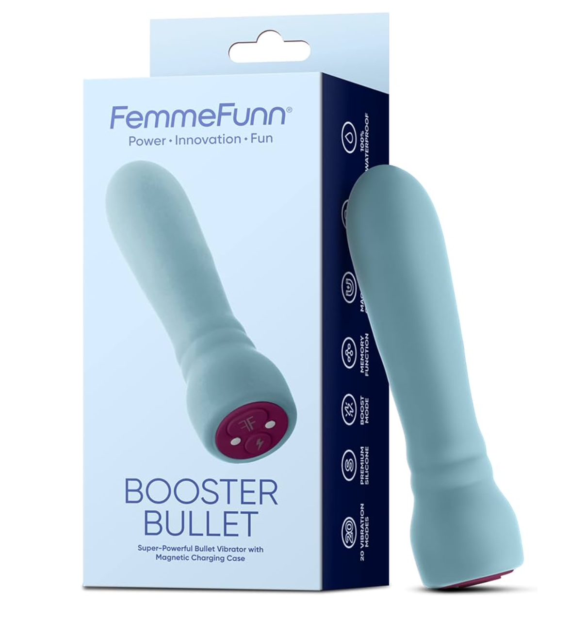 Femme Fun Booster Bullet-Adult Toys - Vibrators - Bullets-Femme Funn-Danish Blue Adult Centres