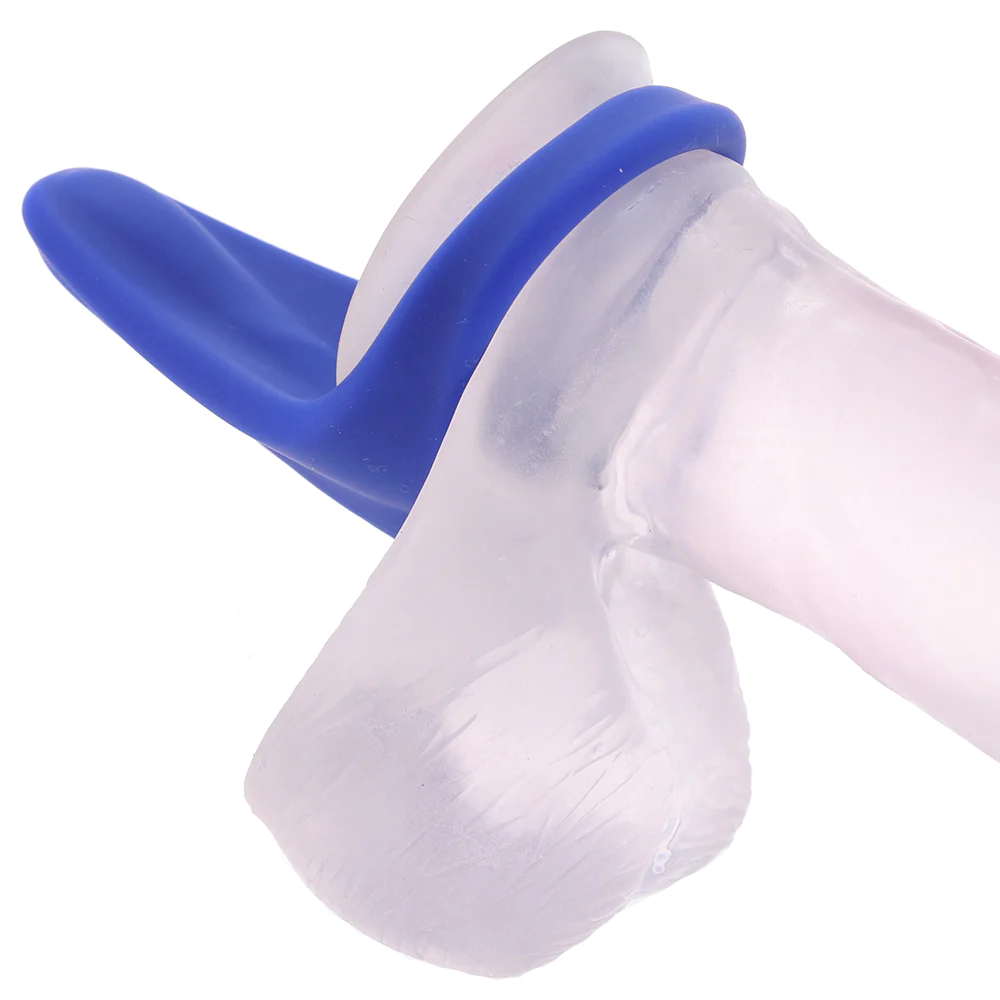 Admiral - Liquid Silicone Vibrating Perineum Massager Cock Ring-Adult Toys - Cock Rings - Vibrating-CalExotics-Danish Blue Adult Centres