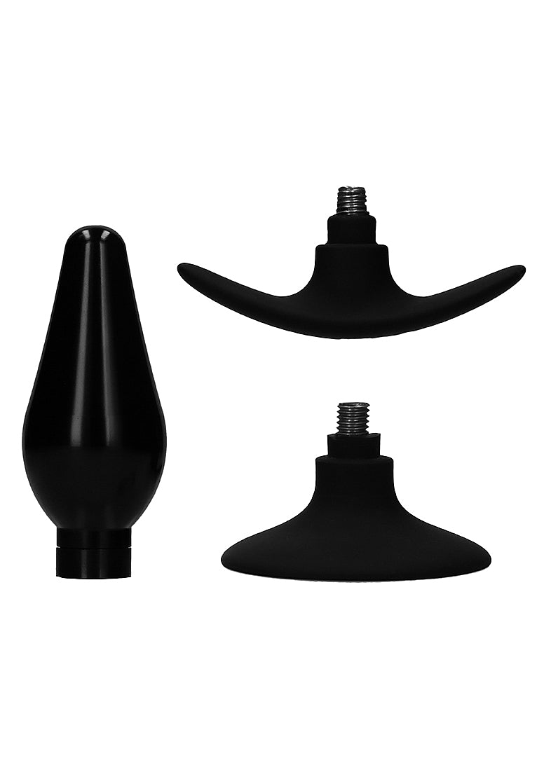 OUCH! Interchangeable Butt Plug Set Pointed Large