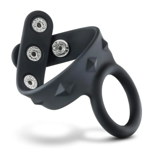 Love In Leather - Cock and Ball Ring With Adjustable Strap-Adult Toys - Cock Rings-Love In Leather-Danish Blue Adult Centres