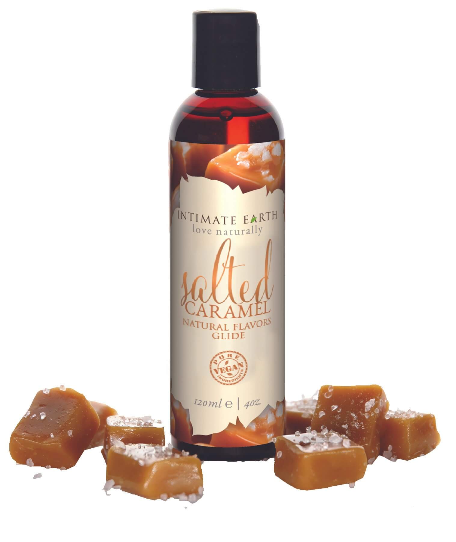 Intimate Earth Salted Caramel Oral - 60 ml-Lubricants & Essentials - Lube - Flavours-Intimate Earth-Danish Blue Adult Centres