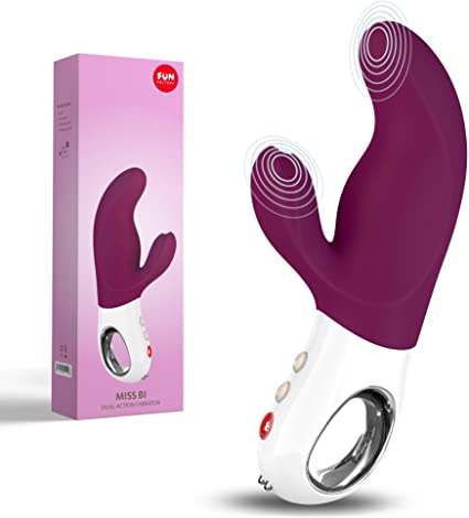 Fun Factory Miss Bi Dual Vibrator-Adult Toys - Vibrators - Rabbits-Fun Factory-Danish Blue Adult Centres