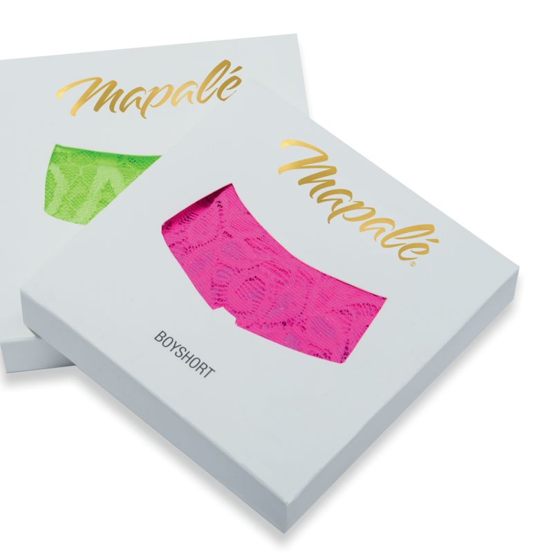 Sexy Lace V Back Thong Hot Pink - Small-Clothing - Underwear & Panties-Mapale-Danish Blue Adult Centres