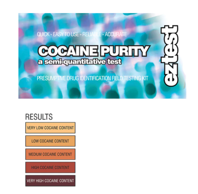 EZ -Test Cocaine Purity - Single Test Kit-Lifestyle - Testing Equipmet-EZ Test-Danish Blue Adult Centres