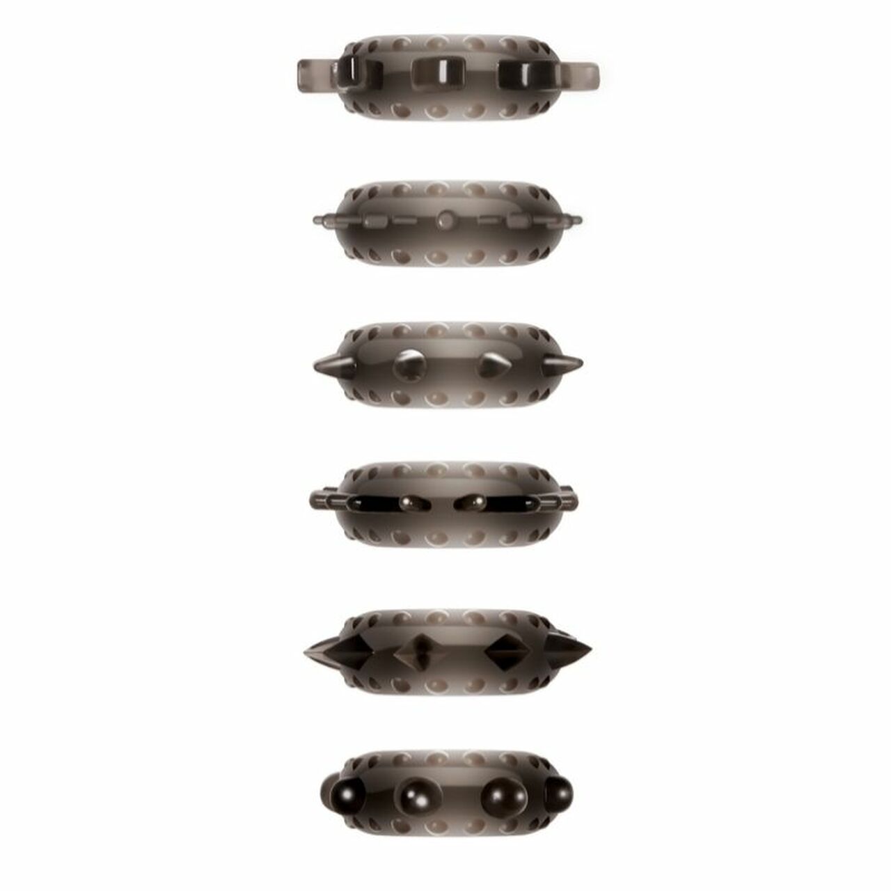 Zero Tolerance Cockstars - Set of 6 Cock rings (Black)-Unclassified-Zero Tolerance-Danish Blue Adult Centres