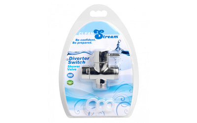 Cleanstream Diverter Switch Shower Valve-Lubricants & Essentials - Douches-CleanStream-Danish Blue Adult Centres