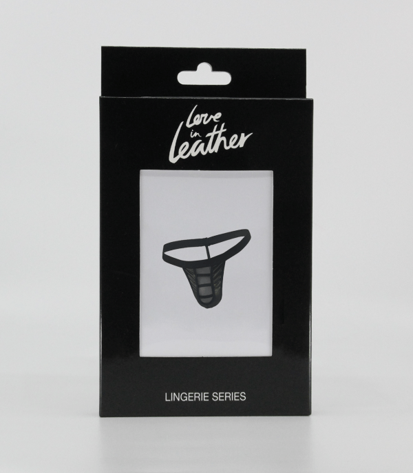 Love In Leather - Wet Look G-String-Unclassified-Love In Leather-Danish Blue Adult Centres