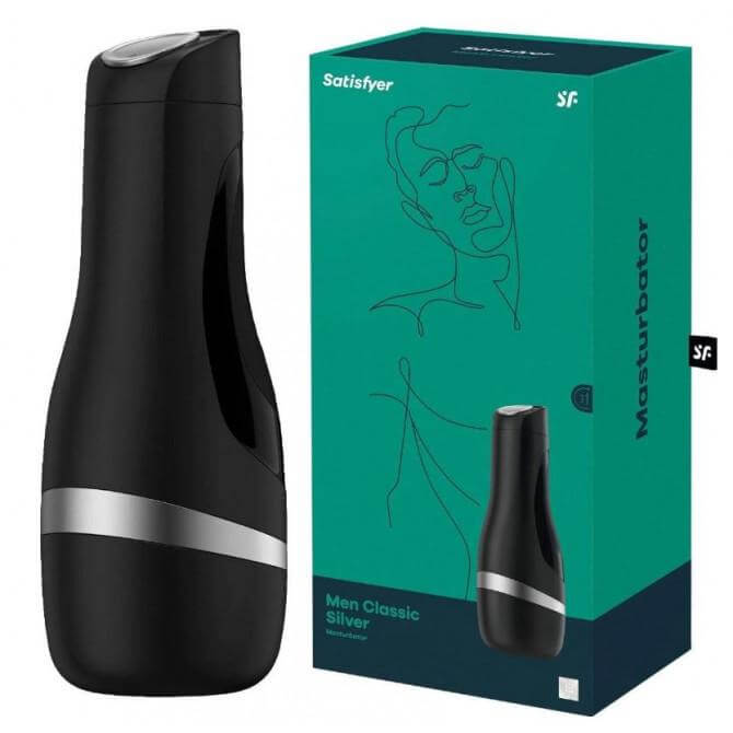 Satisfyer Men Classic Male Masturbator-Adult Toys - Masturbators-Satisfyer-Danish Blue Adult Centres