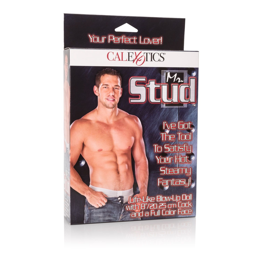 CalExotics Mr Stud Love Doll Ivory retail box, front view