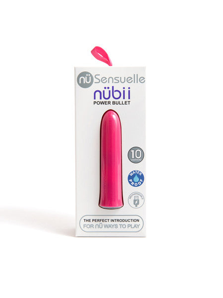 Nu Sensuelle Nubii 10 Function Bullet-Adult Toys - Vibrators - Bullets-NU Sensuelle-Danish Blue Adult Centres