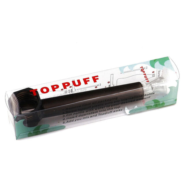 Top Puff Portable Screw on Bottle Converter Waterpipe -18cm-Smoking Products - Smoking Accessories-To Be Updated-Danish Blue Adult Centres