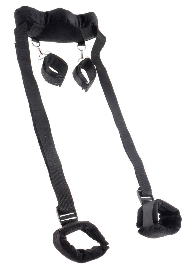 Pipedream Fetish Fantasy Series Position Master with Cuffs (Black)-Bondage & Fetish - Cuffs & Restraints-Pipedream-Danish Blue Adult Centres