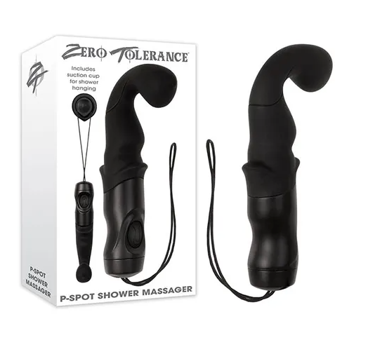 Zero Tolerance P-Spot Shower Massager-Adult Toys - Anal - Prostate Stimulators-Zero Tolerance-Danish Blue Adult Centres