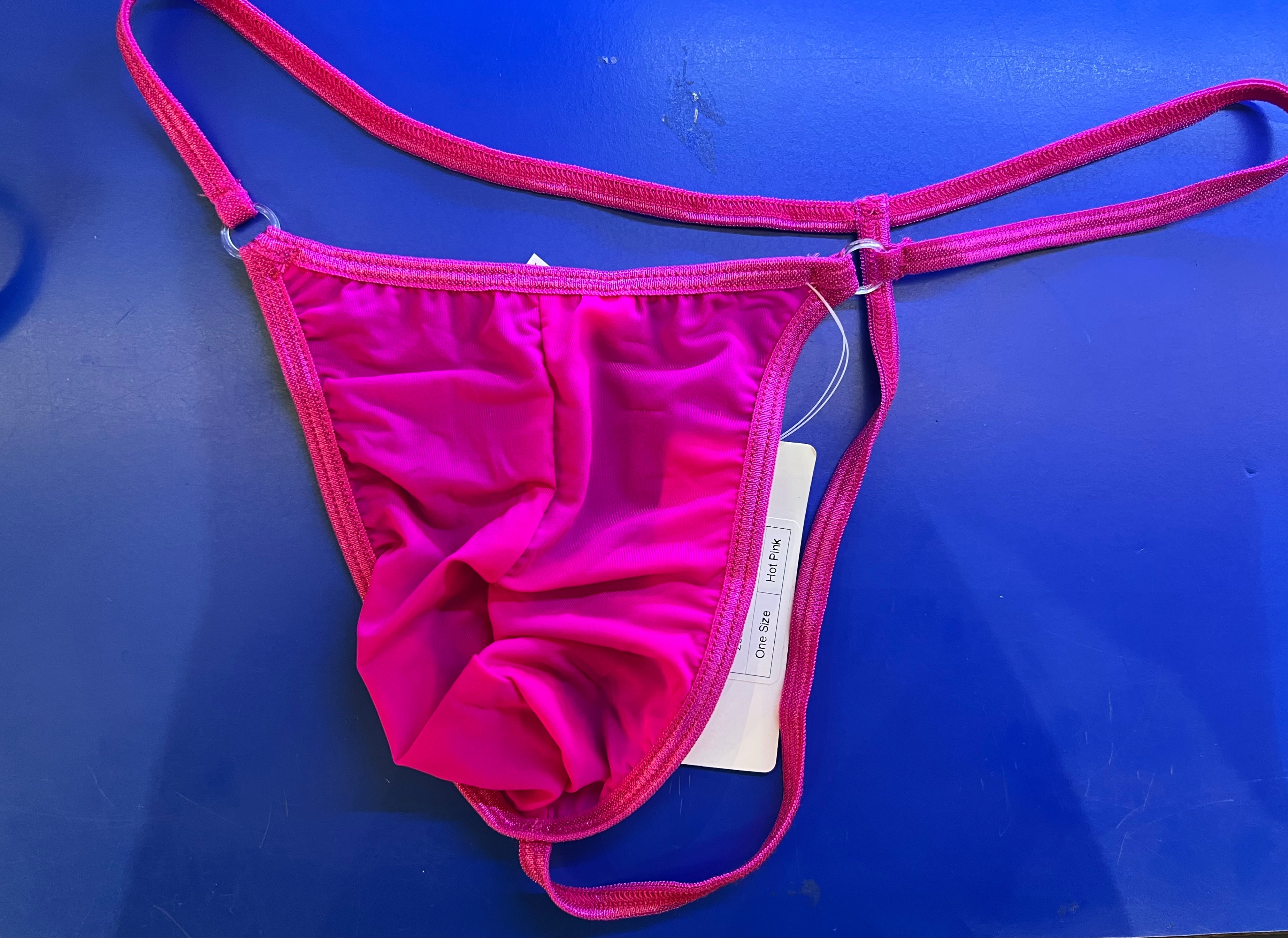 Men's Lycra G-string - One Size-Unclassified-Poison Rose-Danish Blue Adult Centres
