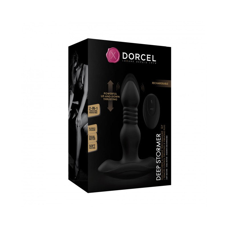 Dorcel Deep Stormer (Black)-Adult Toys - Anal-Dorcel-Danish Blue Adult Centres