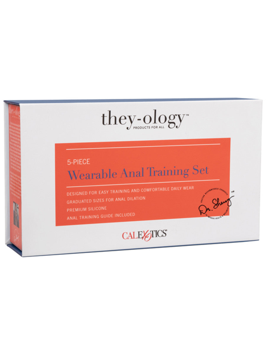 CalExotics They-ology 5-Piece Wearable Anal Training Set-Adult Toys - Anal - Plugs-CalExotics-Danish Blue Adult Centres