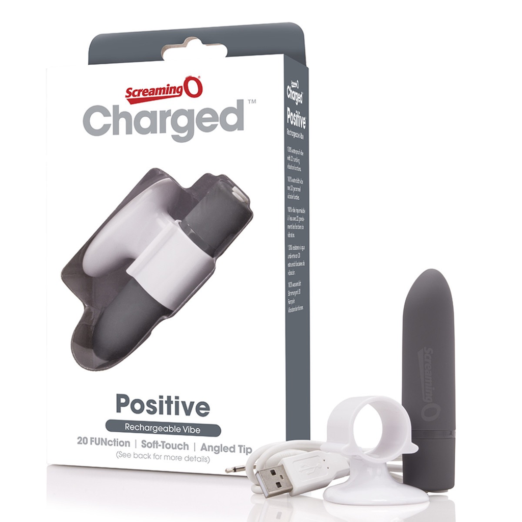 Screaming O Charged Positive Vibe-Adult Toys - Vibrators - Bullets-ScreamingO-Danish Blue Adult Centres