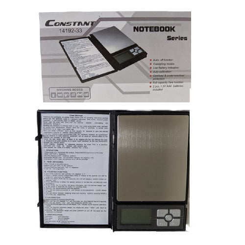0.01g/500g - Constant - Digital Notebook Scale-Lifestyle - Scales - 0.01-Constant-Danish Blue Adult Centres