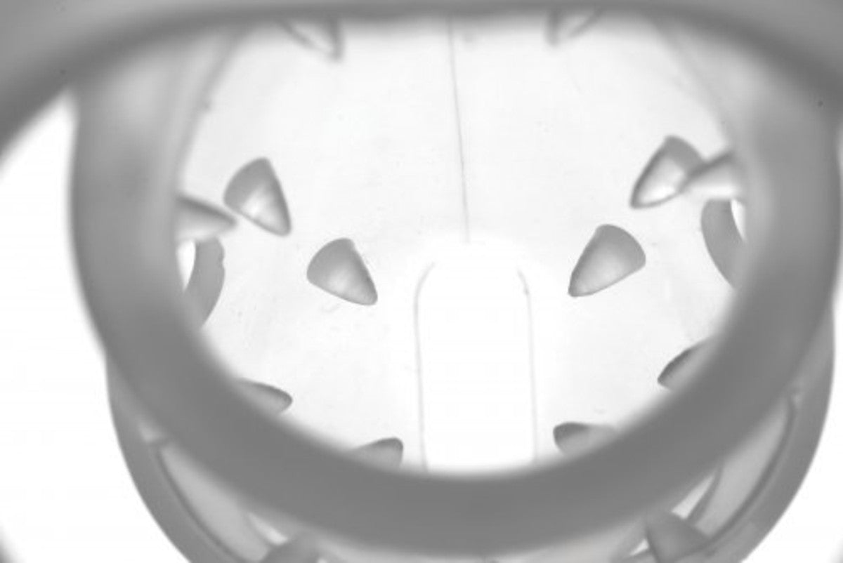 Sado Spiked Chamber Silicone Male Chastity Device-Adult Toys - Bondage & Fetish - Cages-Master Series-Danish Blue Adult Centres