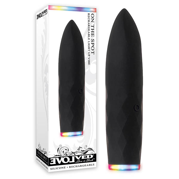 Evolved On The Spot Vibe (Black)-Adult Toys - Vibrators - Bullets-Evolved-Danish Blue Adult Centres