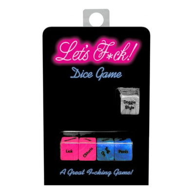 Lets F*ck Dice Game-Novelty - Games-Kheper Products-Danish Blue Adult Centres