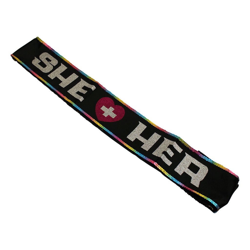 Party Sash - She/Her-Novelty - Party-LITTLE GENIE-Danish Blue Adult Centres