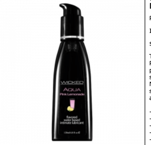Wicked Aqua Lube-Lubricants & Essentials - Lube - Flavours-Wicked-Danish Blue Adult Centres