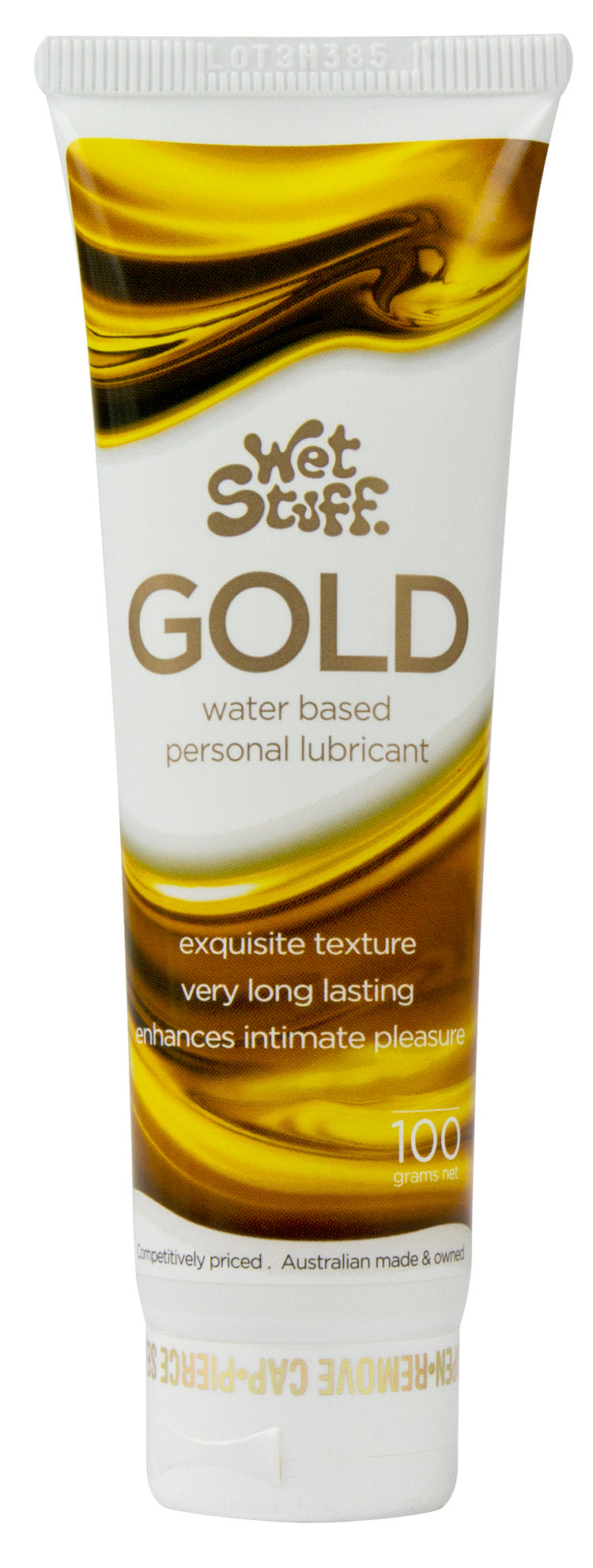 Wet Stuff Gold-Lubricants & Essentials - Lube - Water Based-Wet Stuff-Danish Blue Adult Centres