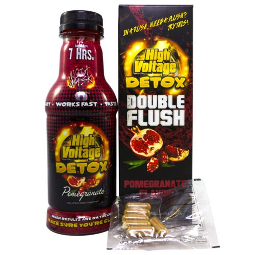 High Voltage Detox Double Flush 16oz (473ml) Liquid & Capsules Combo-Lifestyle - Detox-High Voltage-Danish Blue Adult Centres