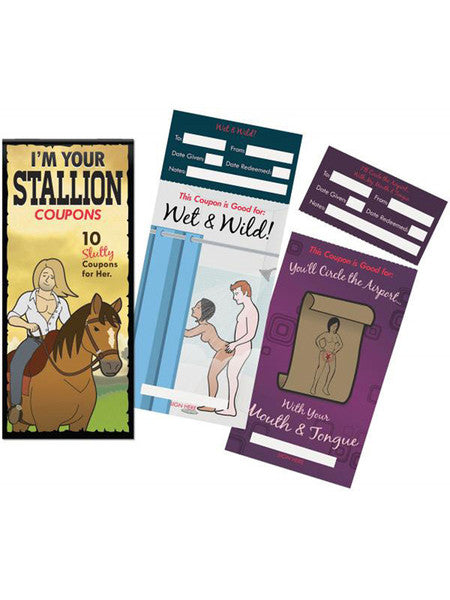 I'm Your Stallion Coupons for Her-Novelty - Games-Kheper Products-Danish Blue Adult Centres