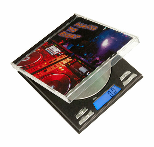 0.01g/100g On-Balance CD Scale (Black)-Lifestyle - Scales - 0.01-On Balance-Danish Blue Adult Centres