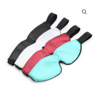 Poison Rose - Satin Shaped Blindfold-Bondage & Fetish - Mask, Hood, Blindfolds-Poison Rose-Danish Blue Adult Centres