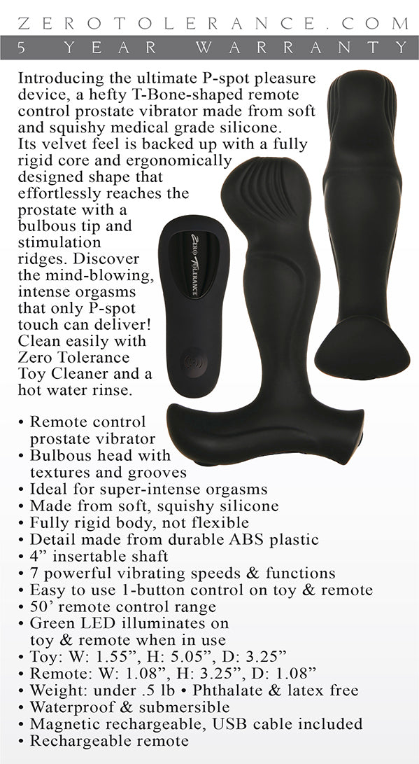 Zero Tolerance T-Bone (Black)-Unclassified-Zero Tolerance-Danish Blue Adult Centres
